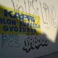 Grafiti na zgradi u ulici Blaška Rajića 3